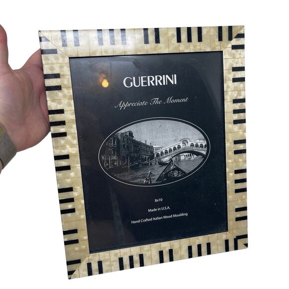 GUERRINI piano keys 8x10 hanging picture frame - Picture 2 of 3